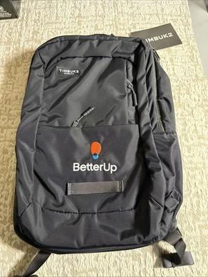 Timbuk2 Parkside Laptop Backpack One Size Jet Black Brand New Co. Logo - Image 1 of 4
