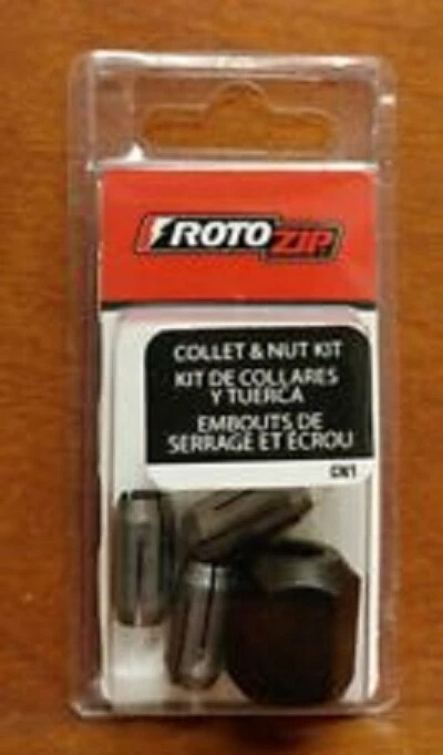 NEW Roto Zip CN1 Replacement Collet and Nut Kit FOR ROTOZIP TOOLS 7720808