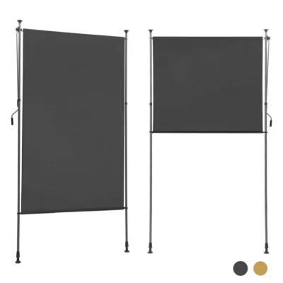 Senkrechtmarkise Außen Außenrollo Balkonrollo Sichtschutz Markise für Terrasse - Bild 1 von 4