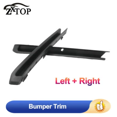 Fits For 2015-2018 Volkswagen Jetta Front Left & Right Side Set 2pcs Bumper Trim - Image 1 of 4