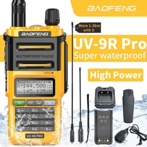 Waterproof Baofeng UV-9R PRO Powerful Walkie Talkie Ham Handheld Two-way Radio - Zdjęcie 1 z 19