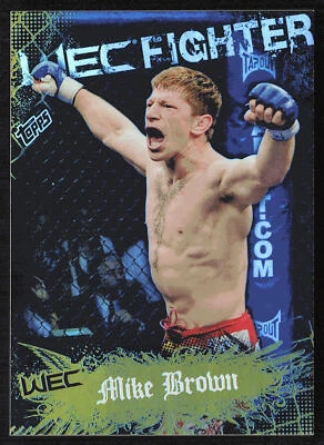 2010 Topps UFC Main Event #143 Mike Brown Gold RC - Image 1 of 2