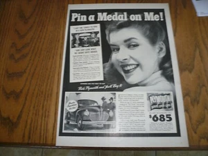 Plymouth - Vintage Print Ad - Pin A Medal On Me - Picture 1 of 1