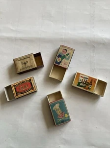 Alte Streichholzschachtel  Haushaltsware, Horse Shoe, Edeka Maykamp -5 Stück - Bild 1 von 10