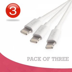 Cable Charger Cord Charging Usb 3 Pack Fast For iPhone 7 8 For iPhone X Charger - Picture 1 of 6