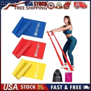 Renranring 4.9ft 5.9ft 6.5ft Resistance Bands Set Exercise Physical Therapy - Picture 1 of 11