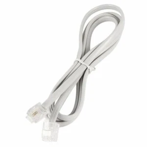 Telephone Cord Phone Cable Extension Wire RJ11 Free UK P&P Top-quality - Zdjęcie 1 z 5