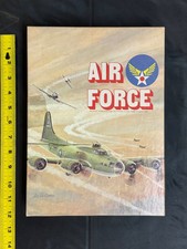 AIR FORCE Plane Combat Bookcase Game Avalon Hill COMPLETE Unpunched 1980  