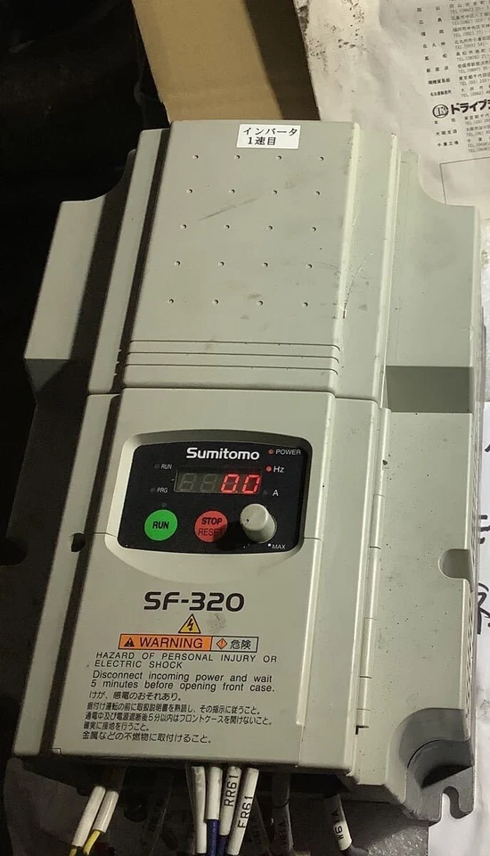Sumitomo SF-320 SF3202-5A5 200V 5.5kW 7.5HP Inverter Removed From Actual Machine - Image 1 of 4