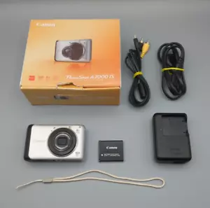 Canon PowerShot A3000 IS 10.0MP Digital Compact Camera 4x Zoom, Charger, Used - Foto 1 di 22