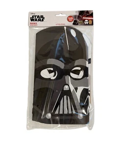 STAR WARS BIRTHDAY PARTY PAPER MASKS 8 PCS - Picture 1 of 2
