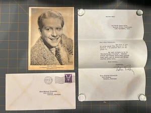 Nelson Eddy Signed Letter And Picture 1943 - Picture 1 of 10