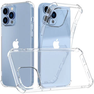 Funda delgada transparente TPU a prueba de golpes para iPhone 13 12 Pro Max 11 XR XS Max - Imagen 1 de 22
