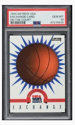 1994 🏀 Skybox USA Exchange Card Olympics TEAM USA Redemption PSA-10 - Image 1 of 3