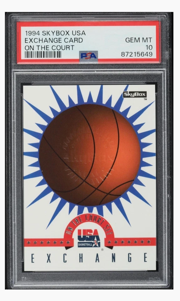 1994 🏀 Skybox USA Exchange Card Olympics TEAM USA Redemption PSA-10 - Image 1 of 3