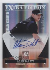 2011 Donruss Elite Extra Edition Franchise Futures Signatures Alan DeRatt Auto