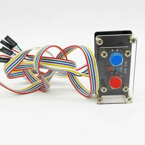 DIY Desktop Computer PC Power & Reset 2 Switch Cable & HDD Power LED Lights - Picture 1 of 6