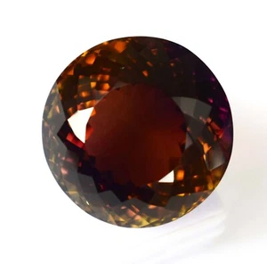 Bolivia Ametrine Specimen Natural Bi-Color 92.25 CT Round Cut Loose Gemstone - Picture 1 of 9