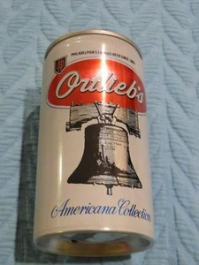 2-for-1 ORTLIEB'S BEER CAN- MUMMERS/SHIP BATTLE BOTTOM OPEN 12 oz empty ALUM - Picture 1 of 12