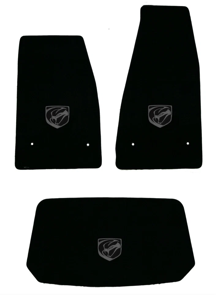 Lloyd Mats LUXE 3 件套垫子 2013 - 2017 道奇 SRT Viper * 石墨和黑色标志 * — 第 1/4 张图片