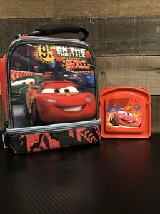 Disney Cars Hologram Lunchbox 10”x8”x4”. Includes Sandwich Case. Pre-Owned - Picture 1 of 9