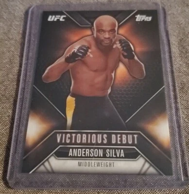 2015 Topps UFC Chronicles Victorious Debut #VD10 Anderson Silva - NM-MT - Image 1 of 2