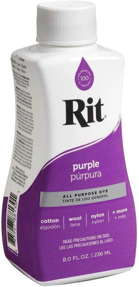 Rit All-Purpose Liquid Dye 8 Oz *Pick A Color* - Same Day Shipping - Image 1 of 4