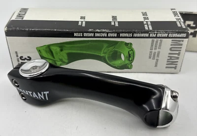 NOS 3T Black MUTANT Stem 1" or 1-1/8" 25.8mm Clamp 130mm Length - Image 1 of 4