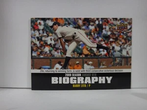 2010 Upper Deck Season Biography Barry Zito #SB-140 - Picture 1 of 2