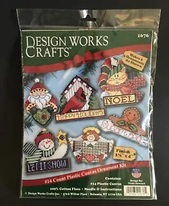 Design Works Crafts Plastic Canvas Ornament Kit Vicki Howard #1676 - Picture 1 of 3