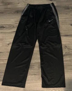 Nike Sport Laufhose Herren Größe Large L schwarz elastische Taille Kordelzug - Bild 1 von 5