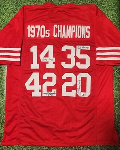 TAGGE MURTAUGH RODGERS KINNEY Nebraska Cornhuskers Autographed / Signed Jersey - Picture 1 of 2