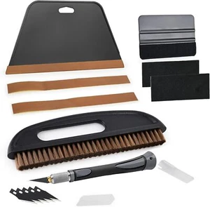 7-teilig Tapezierwerkzeug, inklusive Tapezierbürste, Rakel Tapezieren, Filzrakel - Bild 1 von 7