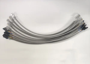 Câble de téléchargement ICSP fiches modulaires RJ12 vers SIP6 6P pour micropuce ICD3 ICD2 PICKIT - Photo 1/9