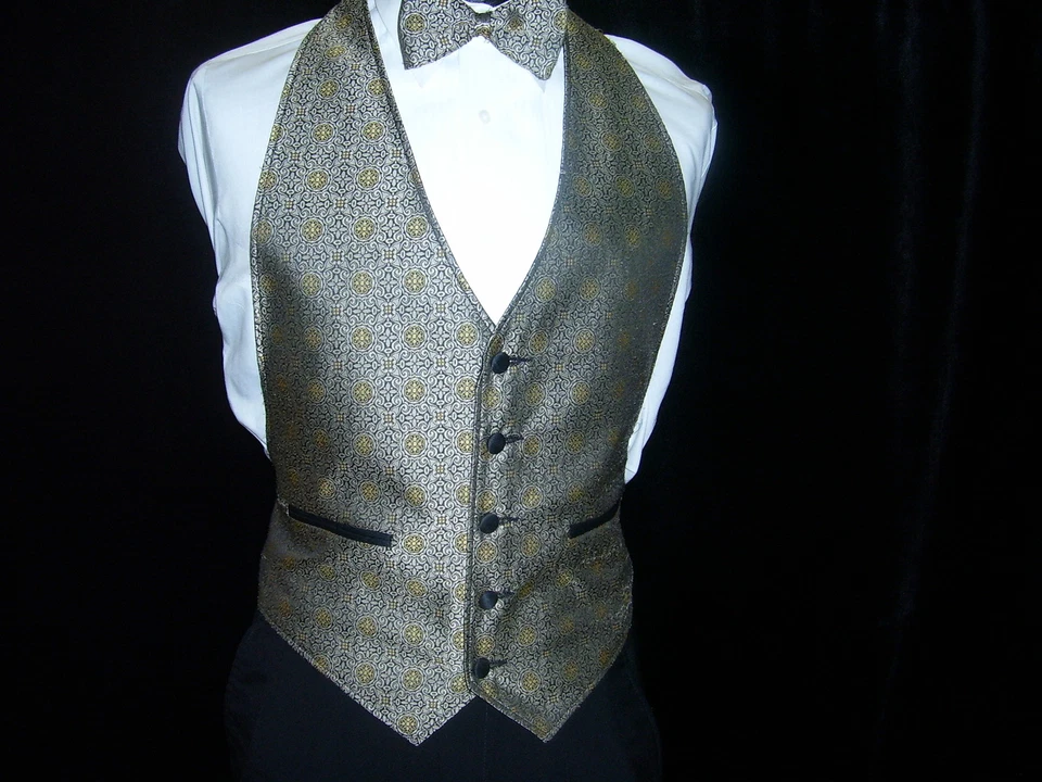 Formal Vest Backless - Gold Medallion - Image 1 of 1