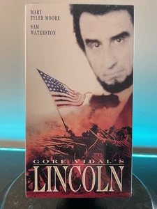 Gore Vidal’s Lincoln 1993 VHS 2 Tape Mary Tyler Moore Sam Waterson MediaGnu - Picture 1 of 8