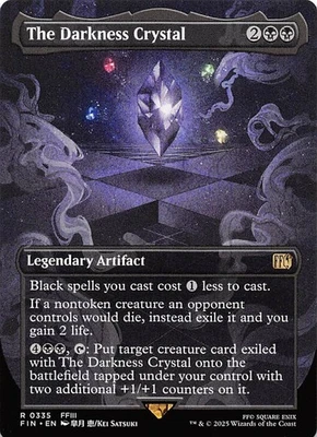The Darkness Crystal (Borderless) 335 Final Fantasy Magic the Gathering 003669 - Image 1 of 2