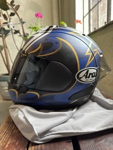 Arai CORSAIR-X NAKASUGA 21Casque Full Face Pro Motorcycle Racing Helmet Medium - Picture 1 of 24