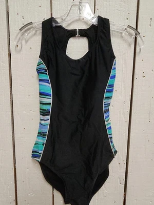 Catalina Women’s Size 12-14 Black Tummy Control One-Piece Swimsuit Slimming - Image 1 of 4