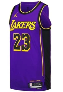 NWT Custom Basketball Jersey Lebron James #23 Los Angeles Lakers Purple 54 2XL! - Picture 1 of 4