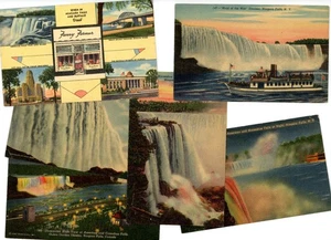 Postkarten Lot NIAGARAFÄLLE, NY Leinen ohne Grenze unbespielt Lot/6 - Bild 1 von 13