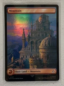 Mountain (0107) (Foil) - ACR L 0107 Land - Magic Universes Beyond: Assassin's Cr - Picture 1 of 1