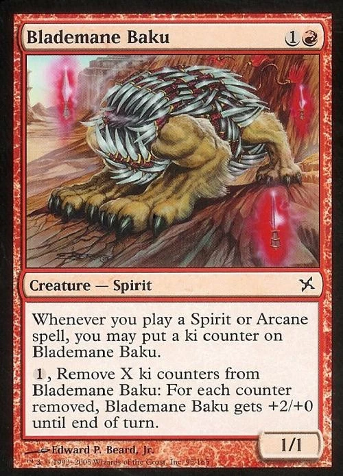 Blademane Baku -Foil Medium Play MTG Betrayers of Kamigawa - Image 1 of 1