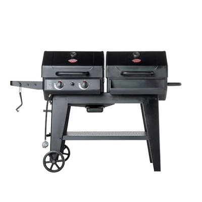 Parrilla combinada Char-Griller FlexFuel negra líquido propano y carbón CG30282925 Foto 1 de 4