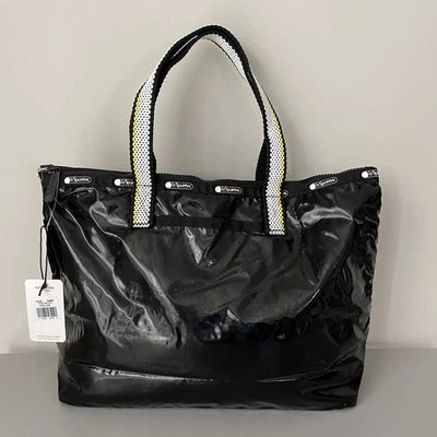 Lesportsac Shinning Costal Black Street East West Tote NWT - Image 1 of 4