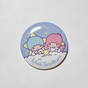 Sanrio Little Twin Stars Pin Button Daiso Japan Can Badge - Picture 1 of 2