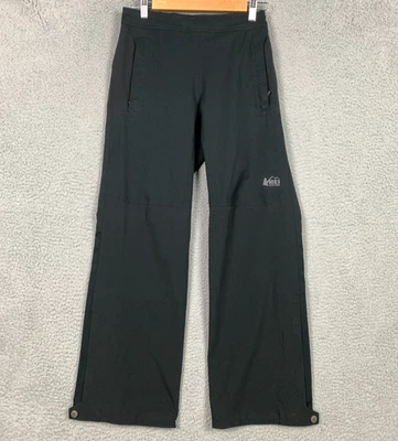 Calça de chuva feminina REI-Coop Talusphere XS Black Peak 2,5L impermeável esqui na neve - Imagem 1 de 4