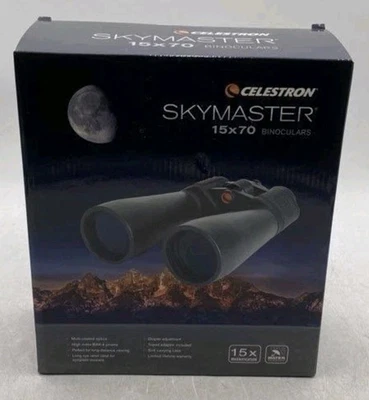 Celestron SkyMaster Multi-Coated 15x70 Astronomy Long Distance View Binoculars - Image 1 of 4