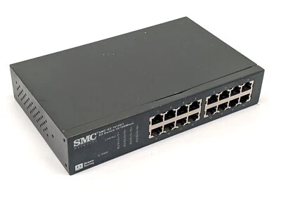 SMC E-1016DT EZ Switch 10/100 Ethernet Switch 688.0188NA - Image 1 of 4