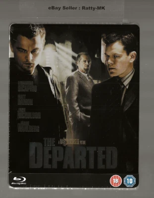 THE DEPARTED - UK EXCLUSIVE BLU RAY STEELBOOK - NEW & SEALED - Image 1 of 3